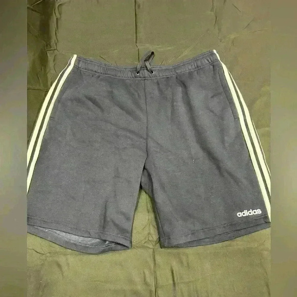Adidas Shorts Fleece- Men’s - Navy Blue - Size 2XL - Picture 1 of 8